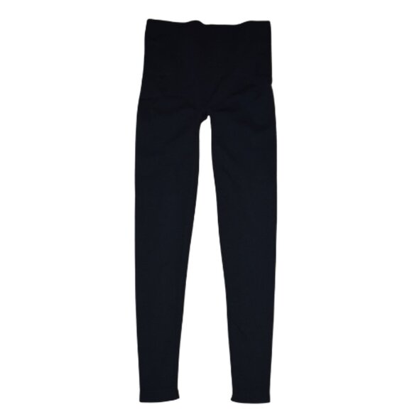 Assets by Spanx Black Seamless Leggings Size Small Stretch Shapewear - Picture 1 of 6